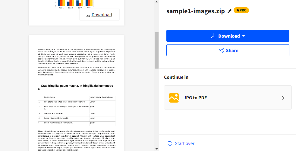 Using a PDF converter to make images from PDF file Using a PDF converter to make images from PDF file