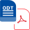 ODT to PDF