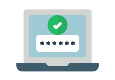 Crea una password complessa.